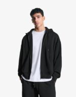 ZIP-UP BLACK HOODIES