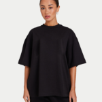 Womens 365 Oversized T-Shirt Black