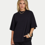 Womens Script Oversized T-shirt