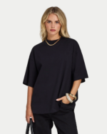 Womens Script Oversized T-shirt