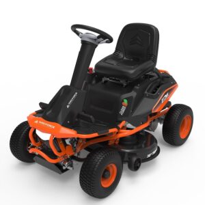 Yard Force 48V Battery-Powered 38" Riding Lawn Mower | Zero Emissions