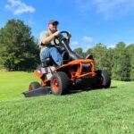 Yard Force 48V Battery-Powered 38" Riding Lawn Mower | Zero Emissions - Image 4