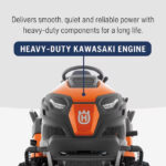 Husqvarna TS 242XD 42" Riding Lawn Mower | 21.5HP Kawasaki V-Twin - Image 28