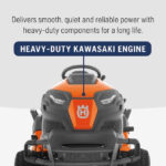 Husqvarna TS 248XD 48" Riding Lawn Tractor | 23HP Kawasaki V-Twin - Image 17