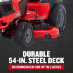 CRAFTSMAN T3200 Turn Tight 54" Riding Lawn Tractor | 24HP Kohler V-Twin - Image 22
