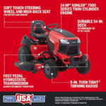 CRAFTSMAN T3200 Turn Tight 54" Riding Lawn Tractor | 24HP Kohler V-Twin - Image 32