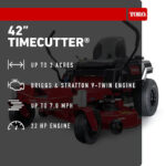 Toro TimeCutter 42" Zero-Turn Mower | 22HP Briggs & Stratton V-Twin - Image 15