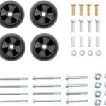 John Deere 48" Deck Wheel Kit | 4-Pack AM133602 | Fits Z525E Z535M