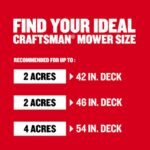 CRAFTSMAN T3200 Turn Tight 54" Riding Lawn Tractor | 24HP Kohler V-Twin - Image 7