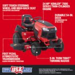 CRAFTSMAN T3200 Turn Tight 54" Riding Lawn Tractor | 24HP Kohler V-Twin - Image 10