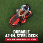 CRAFTSMAN T2200K 42" Turn Tight Riding Mower | 20HP Kohler V-Twin - Image 10