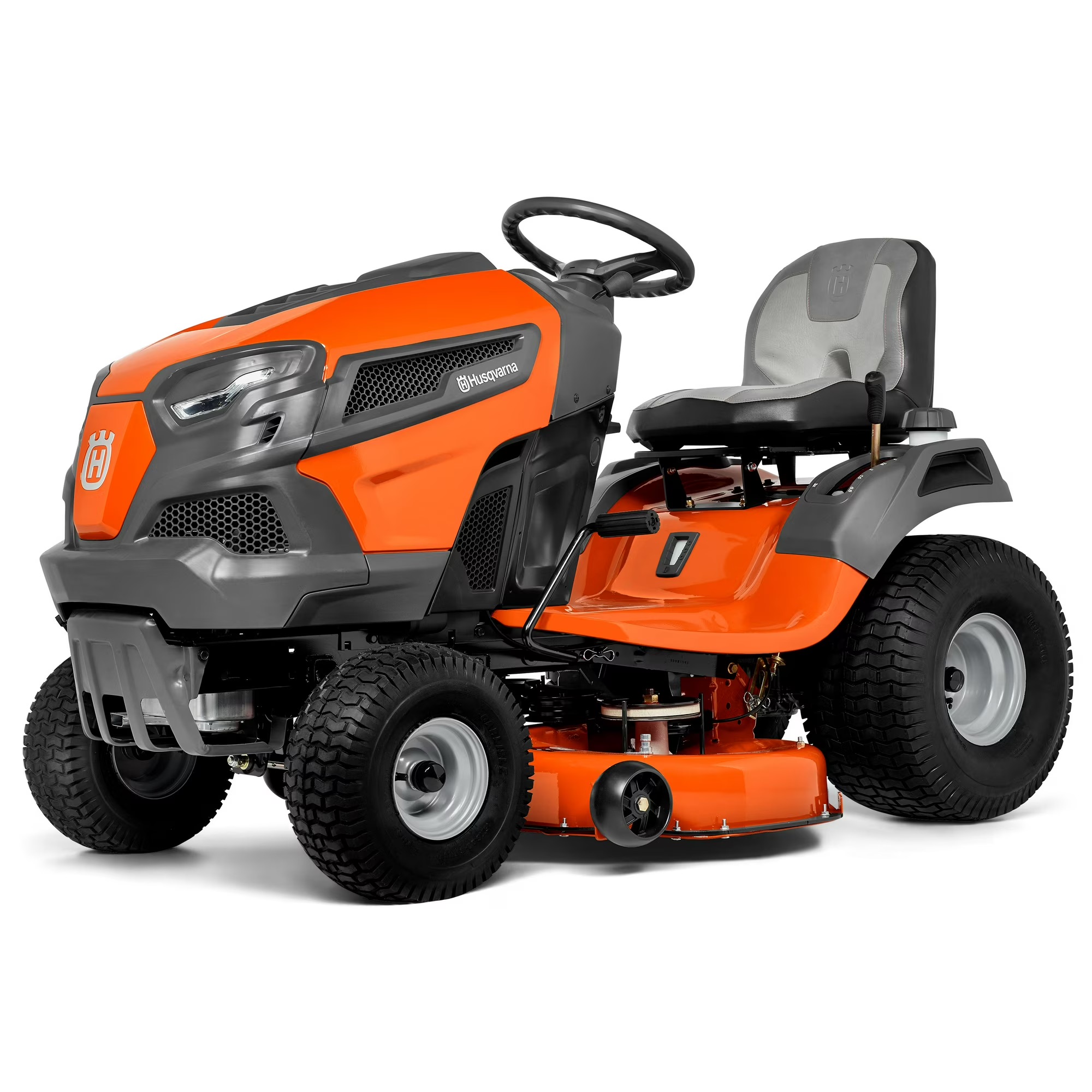 9af64214-bf75-4ccc-a201-1fd439151bfe.e10b2af9410d6ddb86f9cad2263c268d Husqvarna TS 154X 54" Riding Lawn Tractor | 24HP Kawasaki Engine - Image 1