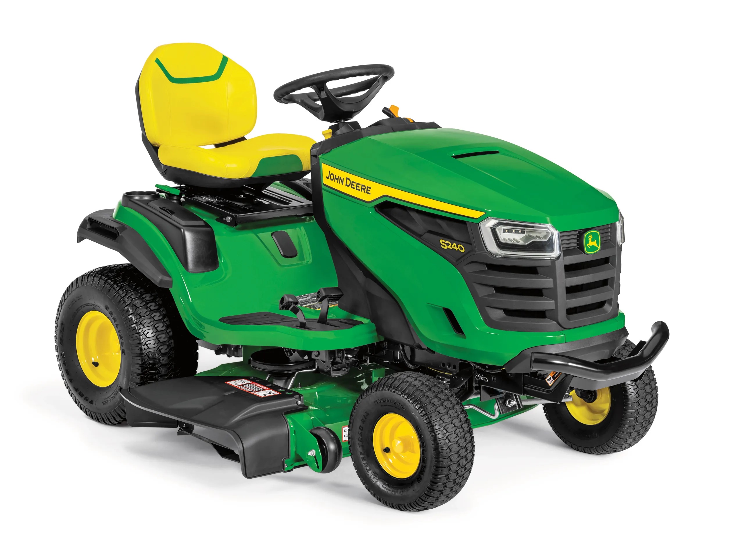 r4k082322_rrd John Deere S240 48" Lawn Tractor | 21.5HP V-Twin | Accel Deep Deck - Image 1