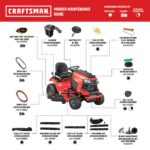 CRAFTSMAN T240 Turn Tight 42" Riding Lawn Mower – Kohler V-Twin Engine (view 10)