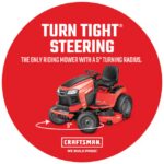 CRAFTSMAN T240 Turn Tight 42" Riding Lawn Mower – Kohler V-Twin Engine (view 11)