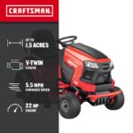 CRAFTSMAN T240 Turn Tight 42" Riding Lawn Mower – Kohler V-Twin Engine (view 8)